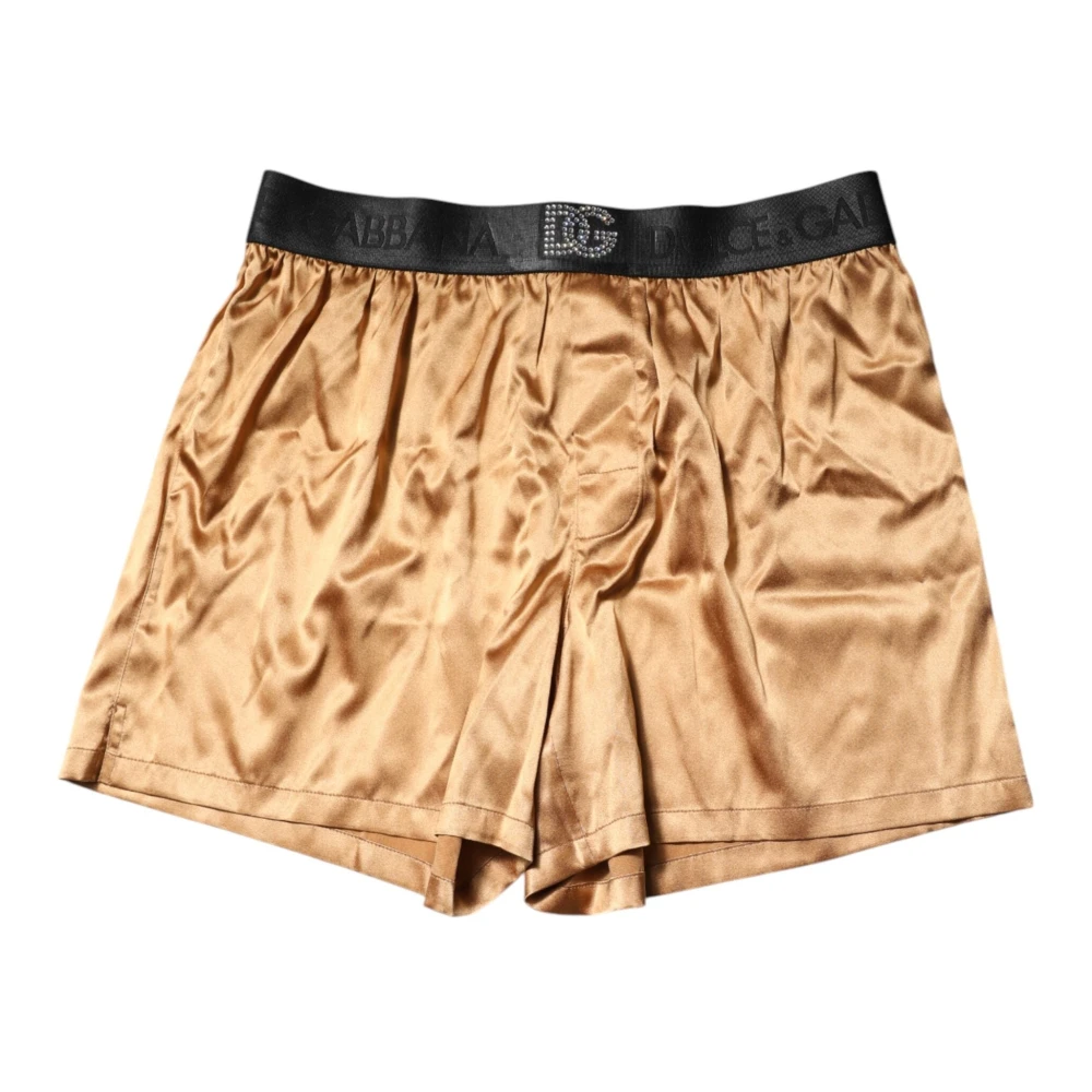 Dolce & Gabbana Men's Beige Boxer Brief And Eye Mask Set