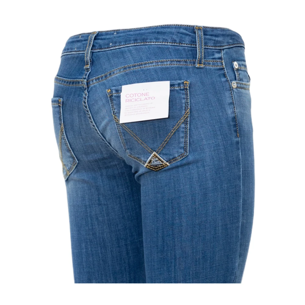 Roy Roger's Italiaanse Flare Fit Denim Jeans Blue Dames