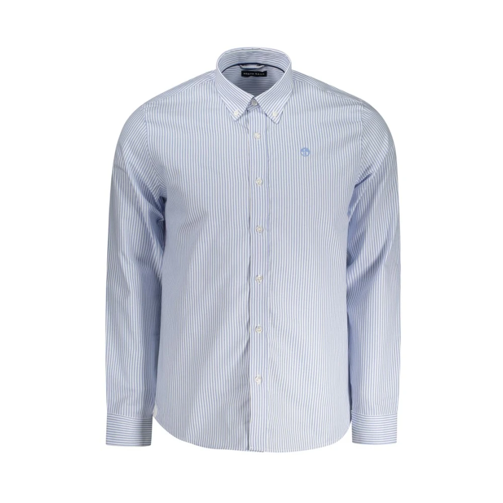 North Sails Men's Blue Casual Shirts, S, Cotton Shirt