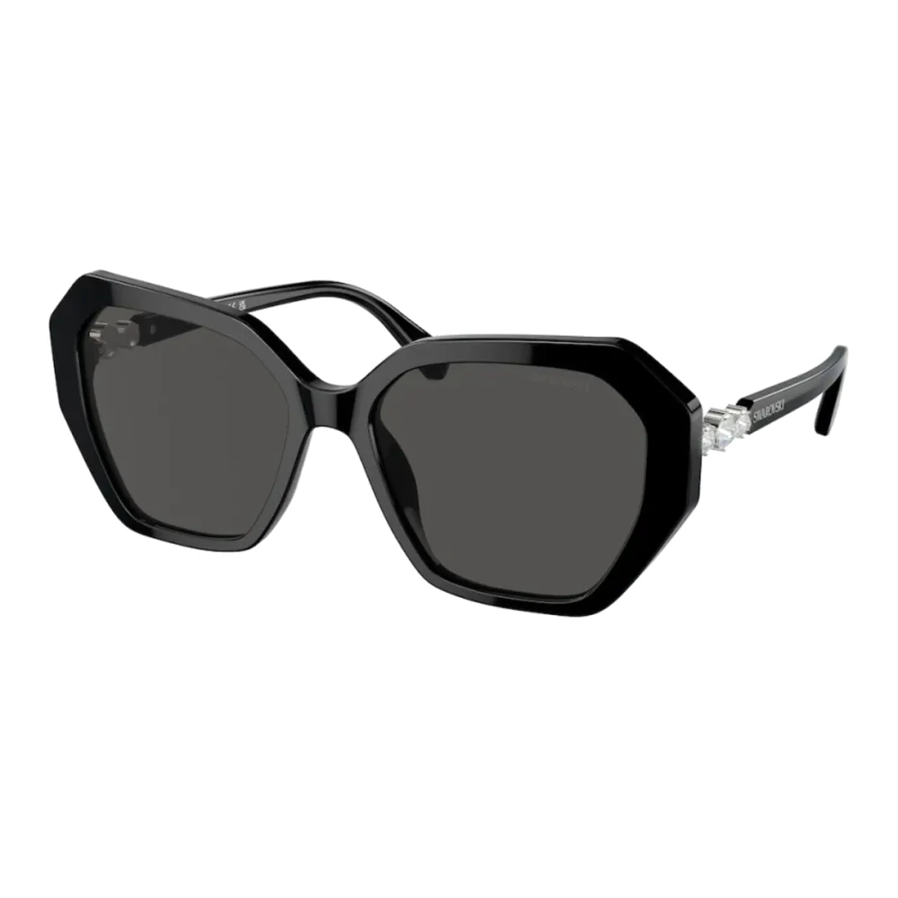 Swarovski Women's Black Sunglasses, 56 Mm, Elegant Sunglasses Sk6017