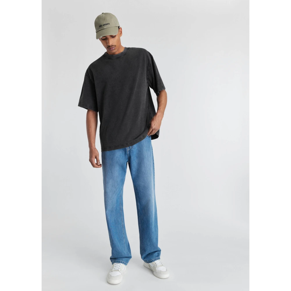 Axel Arigato Optic Distressed T-shirt Black Heren