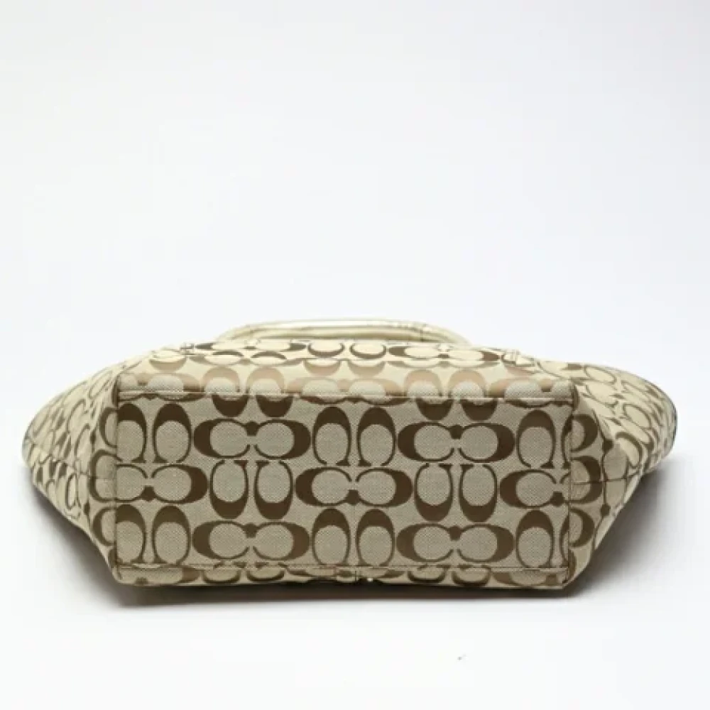 Coach Pre-owned Canvas totes Beige Dames