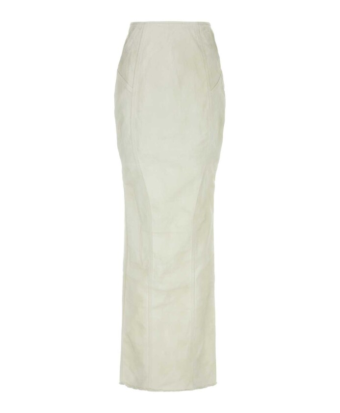 jupe-maxi-en-denim-blanc