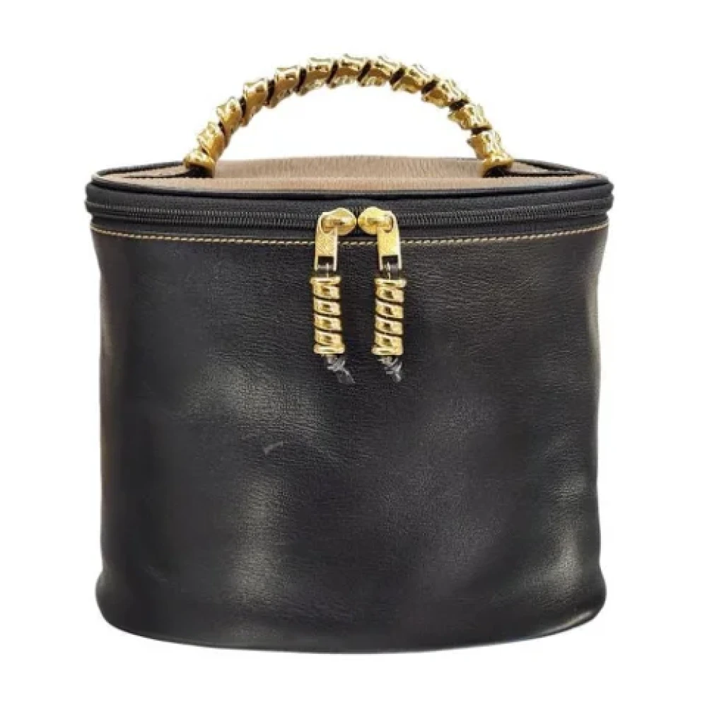 Loewe Pre-owned Leather handbags Black Dames