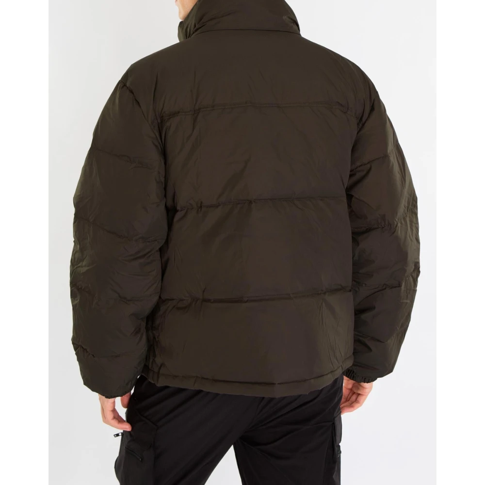 Olaf Hussein Heren Puffer Jas Green Heren