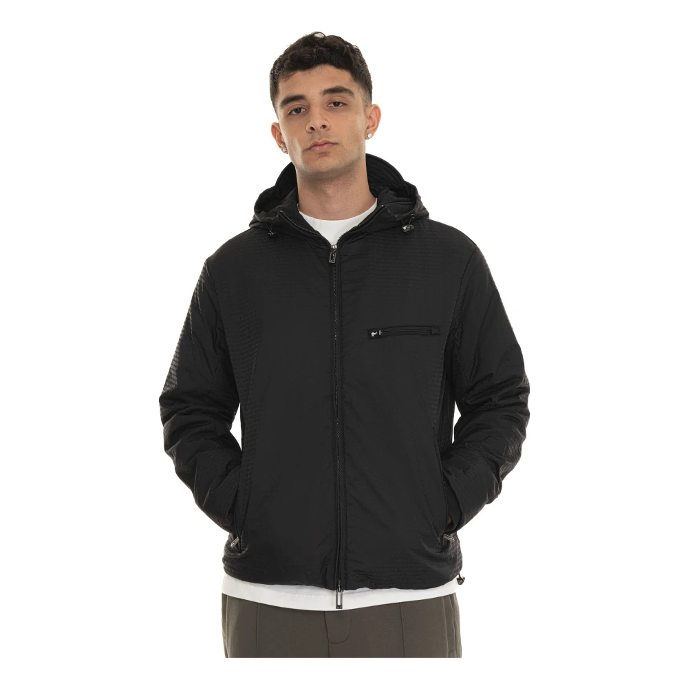 Emporio Armani Puffer Jacket Black Heren