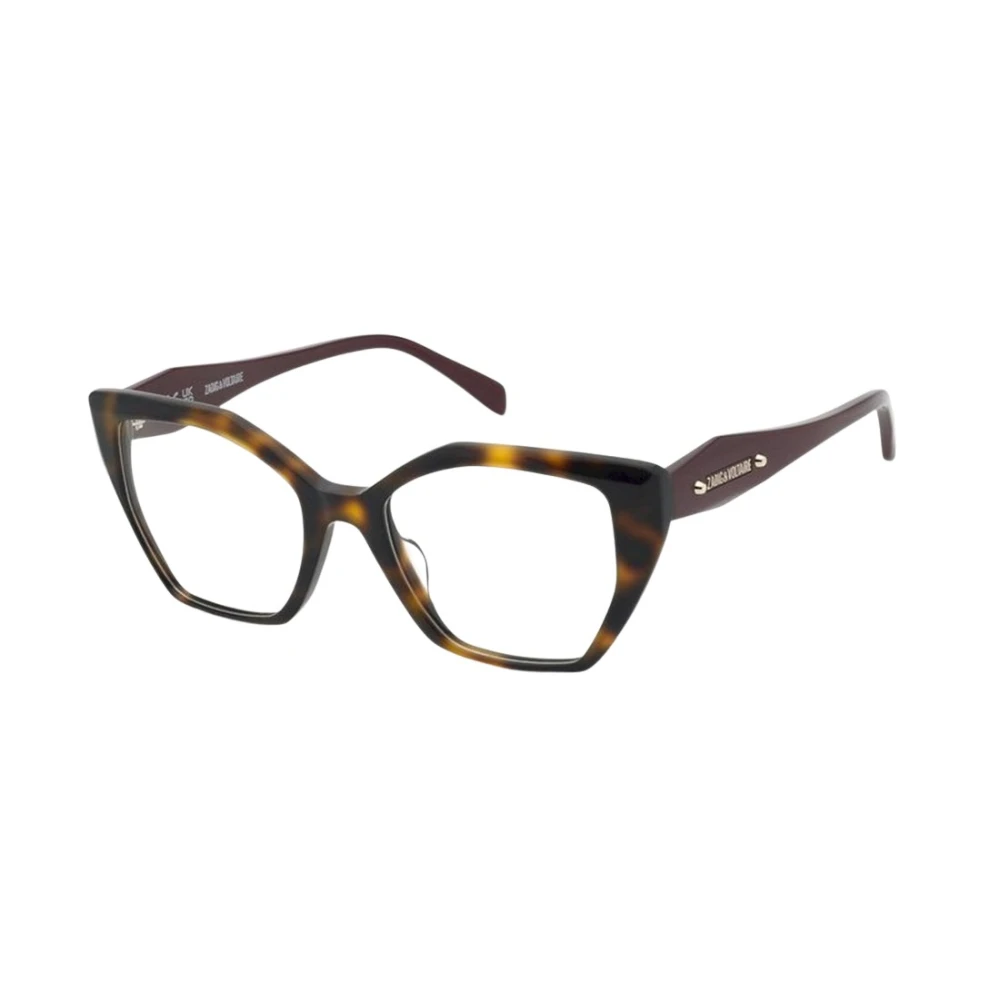 Zadig & Voltaire Women's Brown Glasses, 52 Mm, Square Optical Frame
