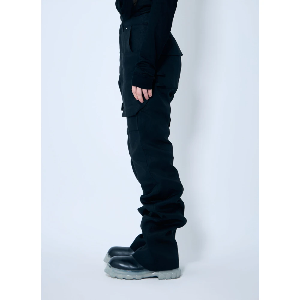 Rick Owens Gestructureerde cargobroek Black Heren