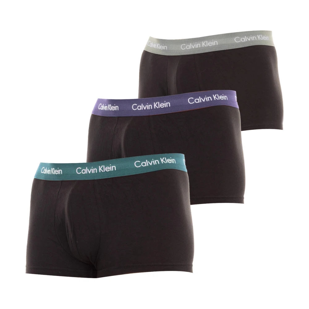 Calvin Klein Men's Multicolor Underpants, M, Comfortable Elastic Waistband Boxers