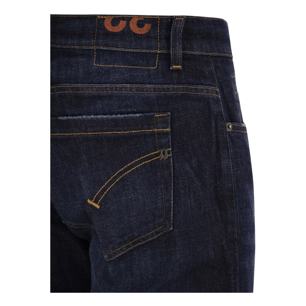 Dondup George Skinny Fit Lage Taille Jeans Blue Heren