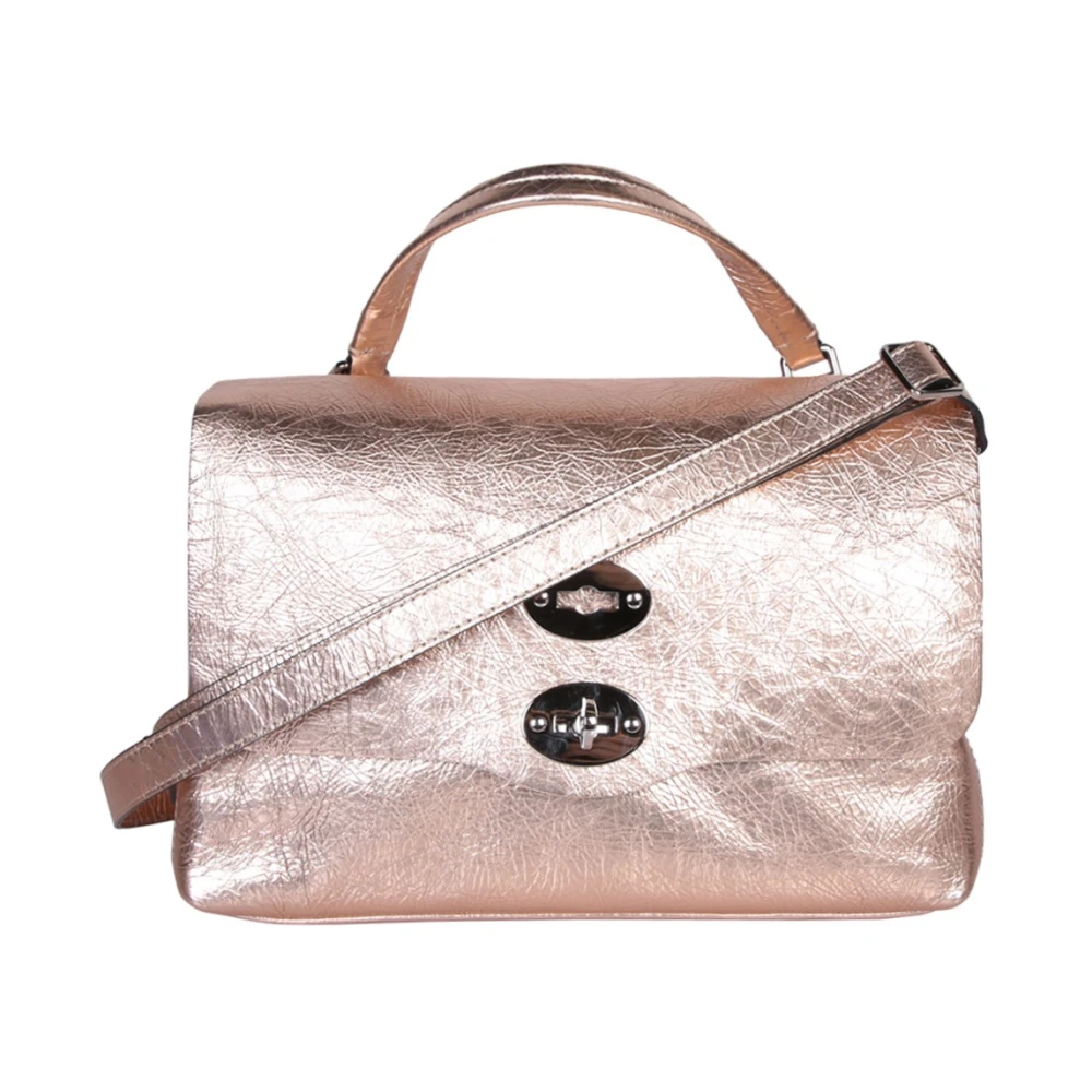 Zanellato Stijlvolle leren tas met bovenhandvat Orange Dames