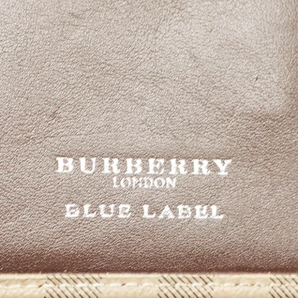 Burberry Vintage Pre-owned Leather wallets Brown Dames