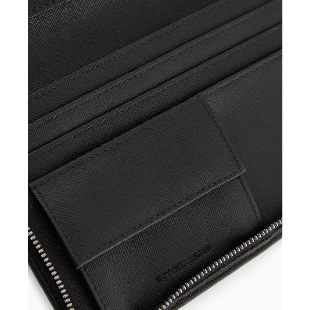 Emporio Armani Zwarte Beauty Case Organizer Black Heren