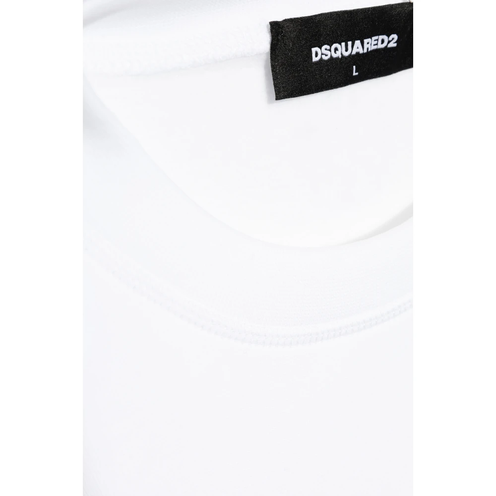 Dsquared2 Sweatshirt met logo White Heren