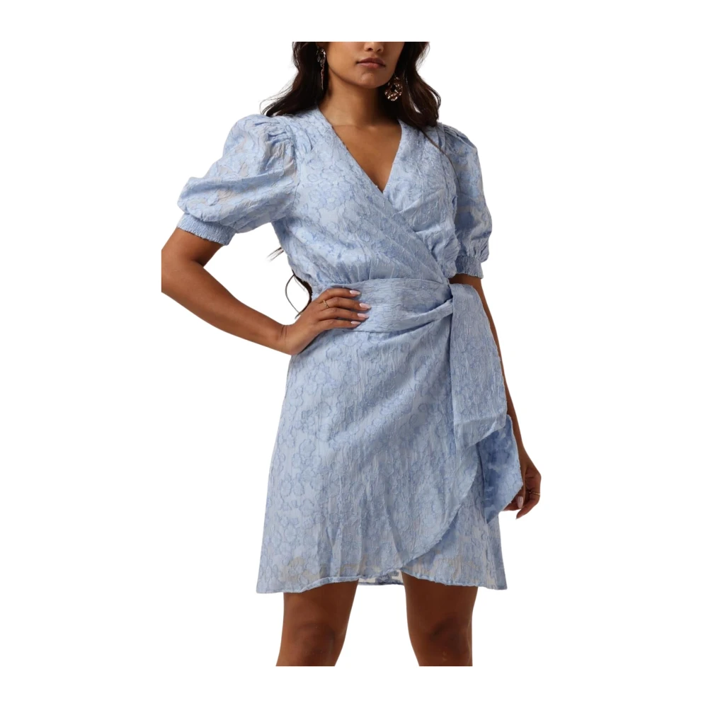 Freebird Blauwe Blossom Mini Jurk Blue Dames
