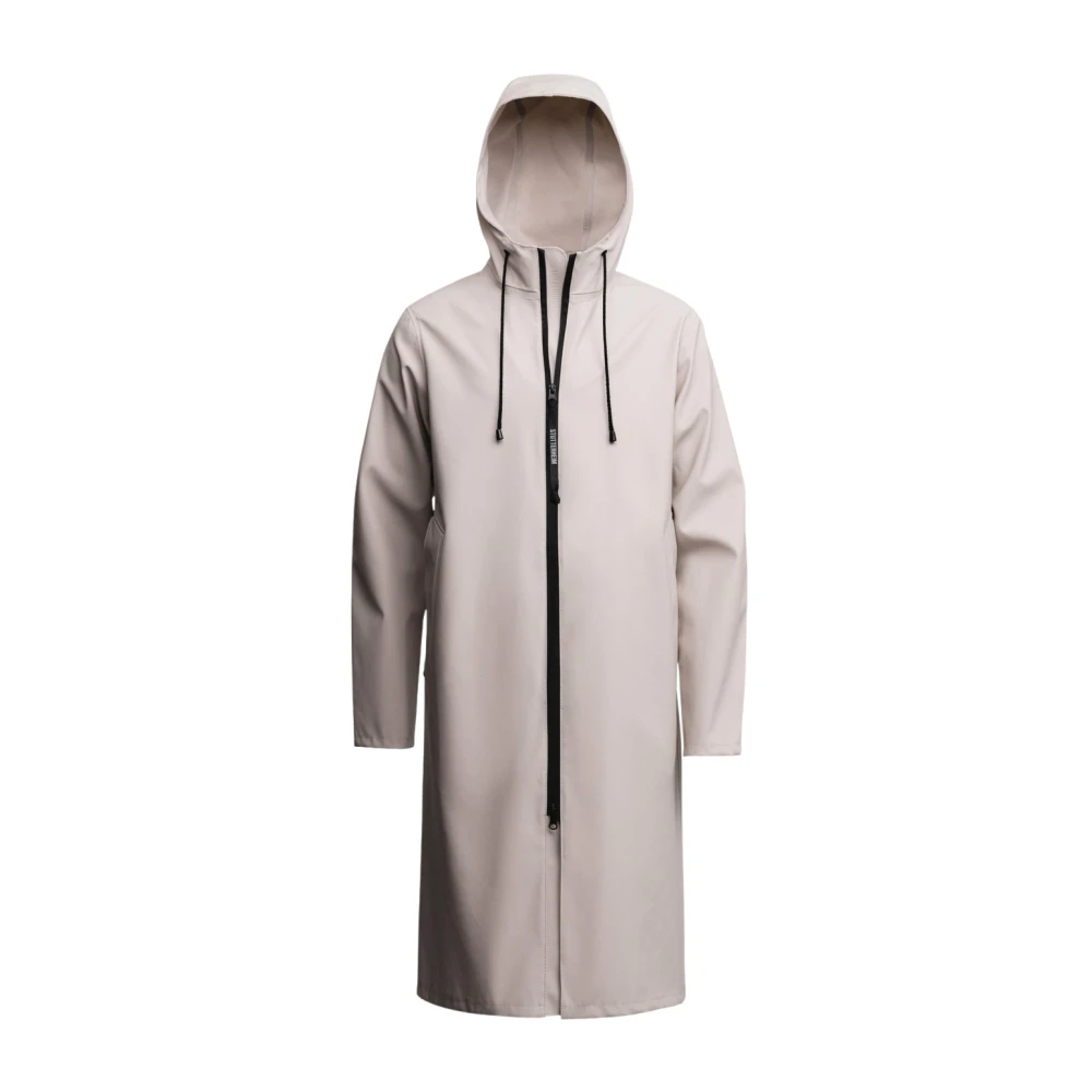 Stutterheim Stedelijke Waterdichte Hooded Parka Beige Heren