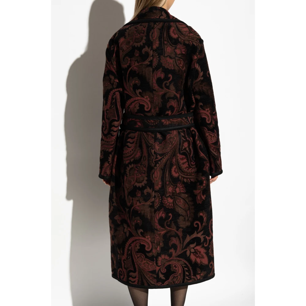 ETRO Gestreepte jas Red Dames