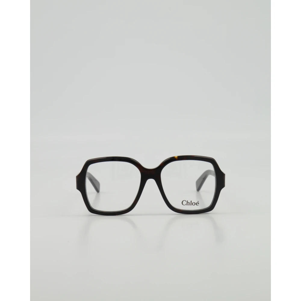 Chloé Vierkante Optische Tortoise Bril Brown Unisex