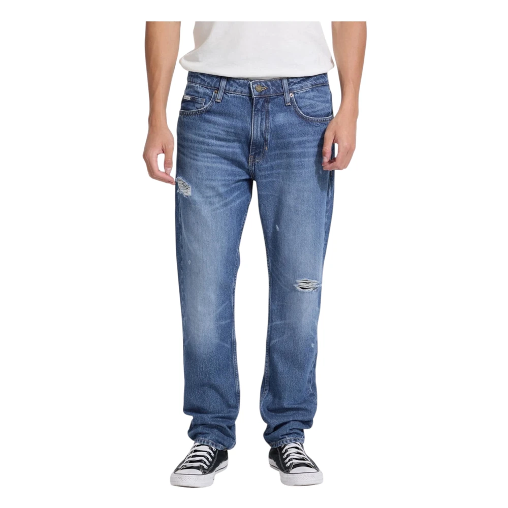 Guess Men's Blue Straight Fit Jeans, W32, Jeans Slim G14