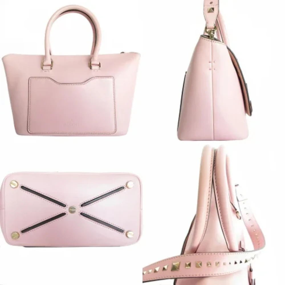 Valentino Vintage Pre-owned Leather handbags Pink Dames