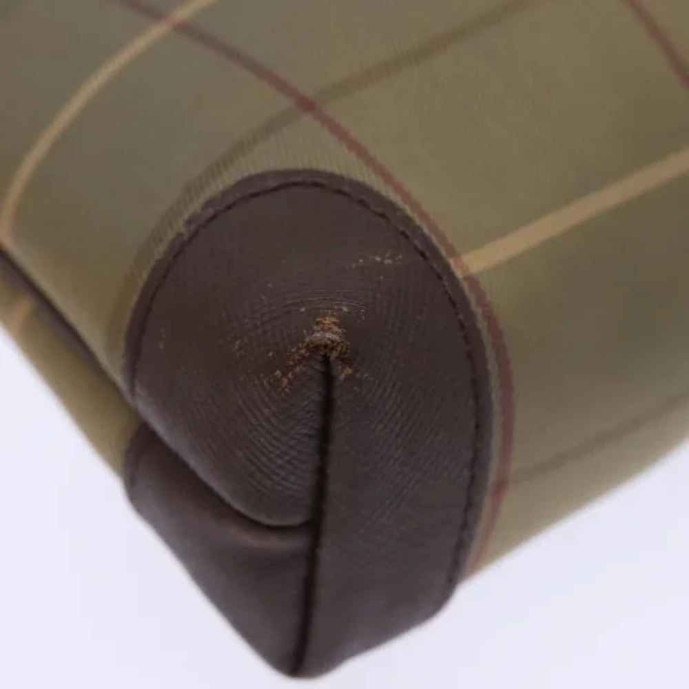 Burberry Vintage Pre-owned Canvas clutches Brown Dames