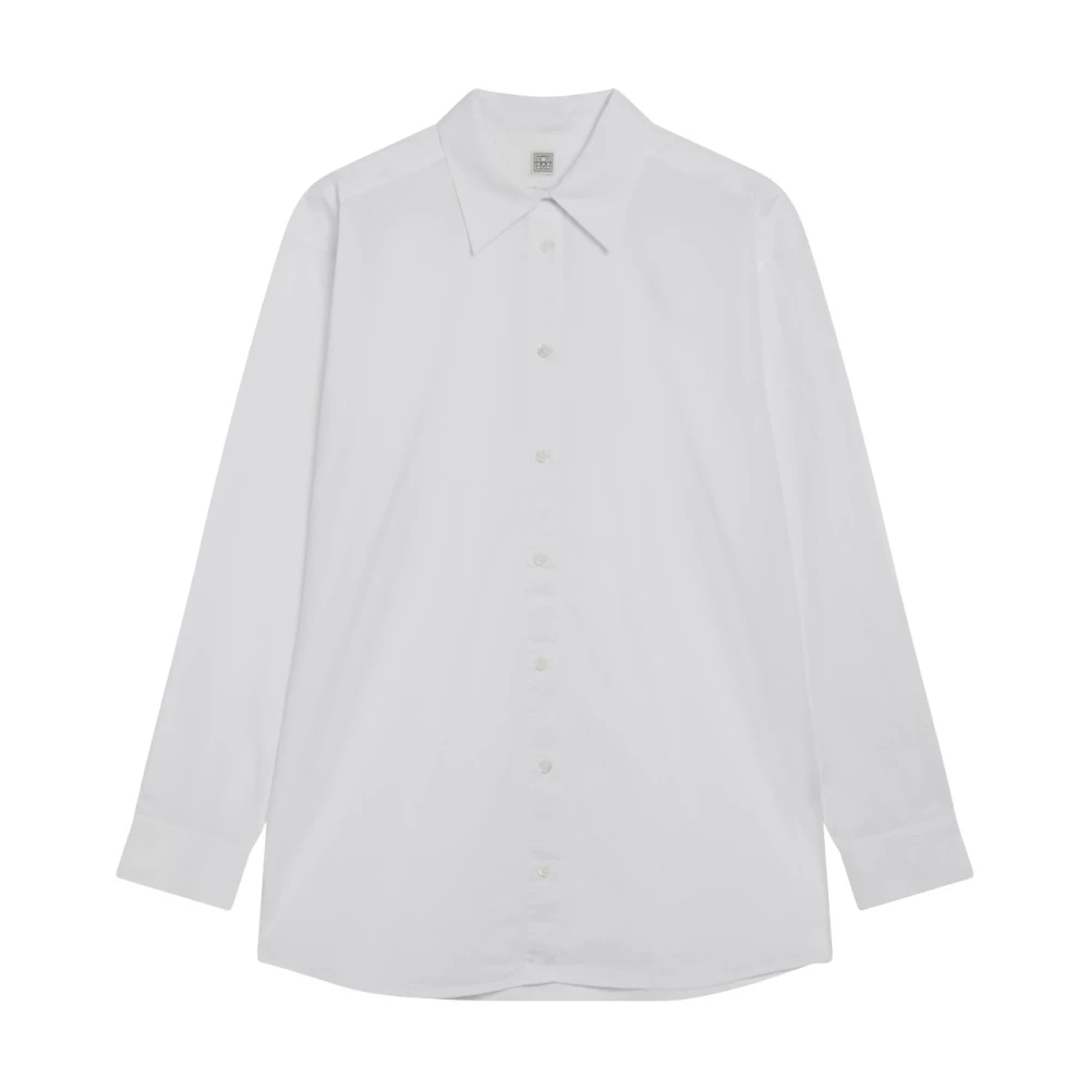 Totême , Shirts, Female, White, L, Classic Tumbled Shirt
