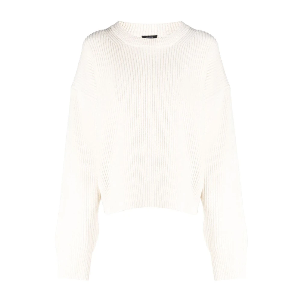 Joseph Women's Beige Round-Neck Knitwear, L, Round Neck Jumper