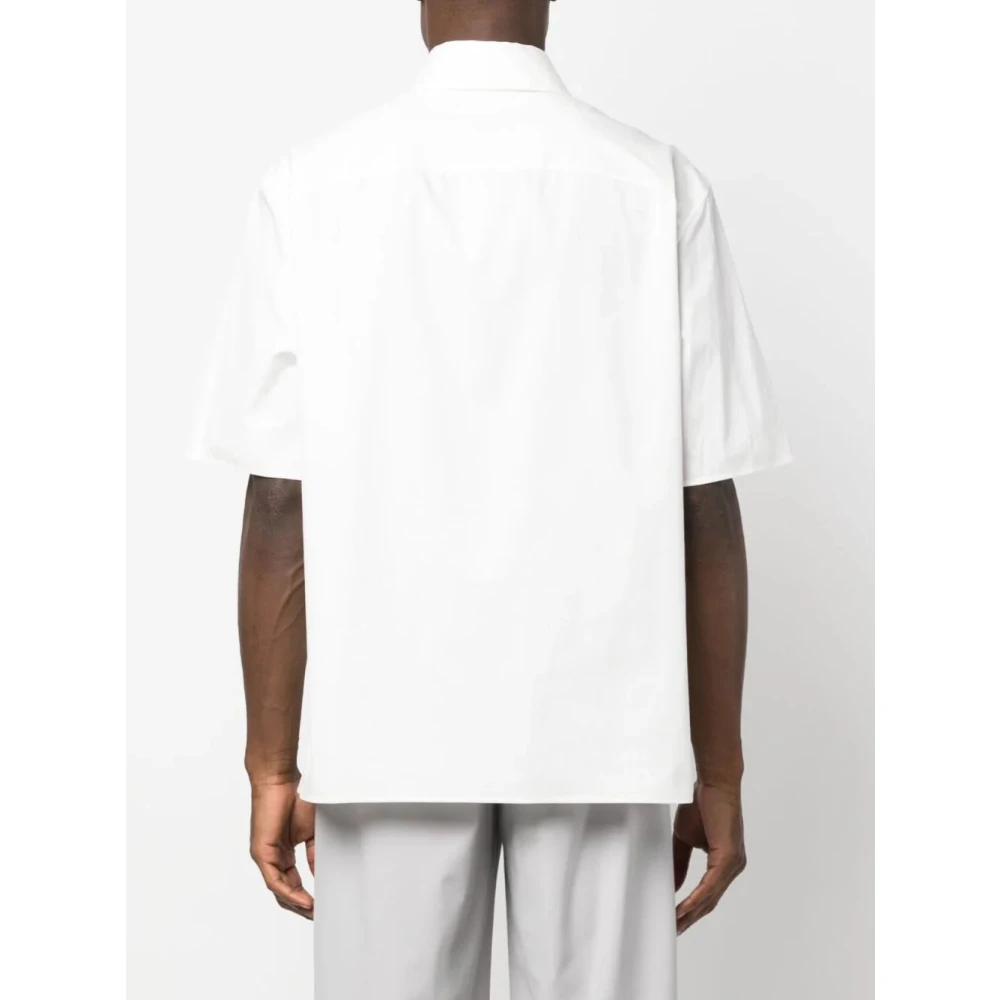 The Row Oversized korte mouwen shirt White Heren