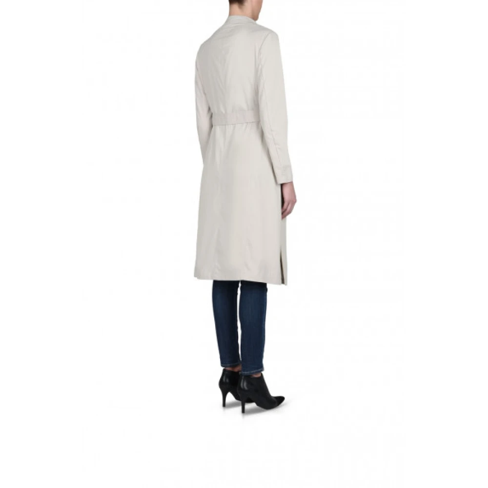 Emporio Armani Beige Trench Coat Beige Dames