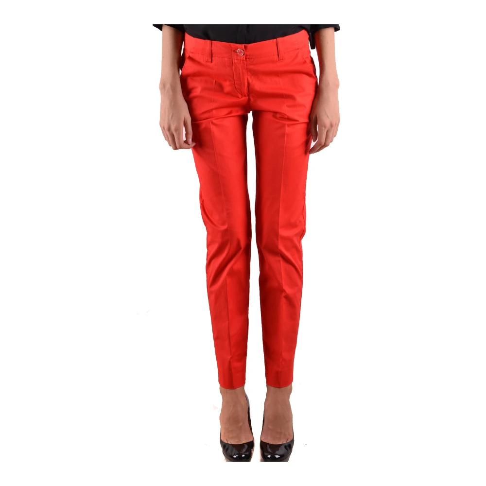 Armani Jeans Stijlvolle Broeken voor Mannen en Vrouwen Red Dames