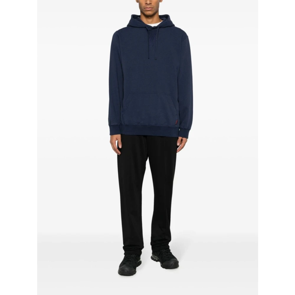 Gramicci Blauwe Katoenen Hoodie met Franse Terry Voering Blue Heren