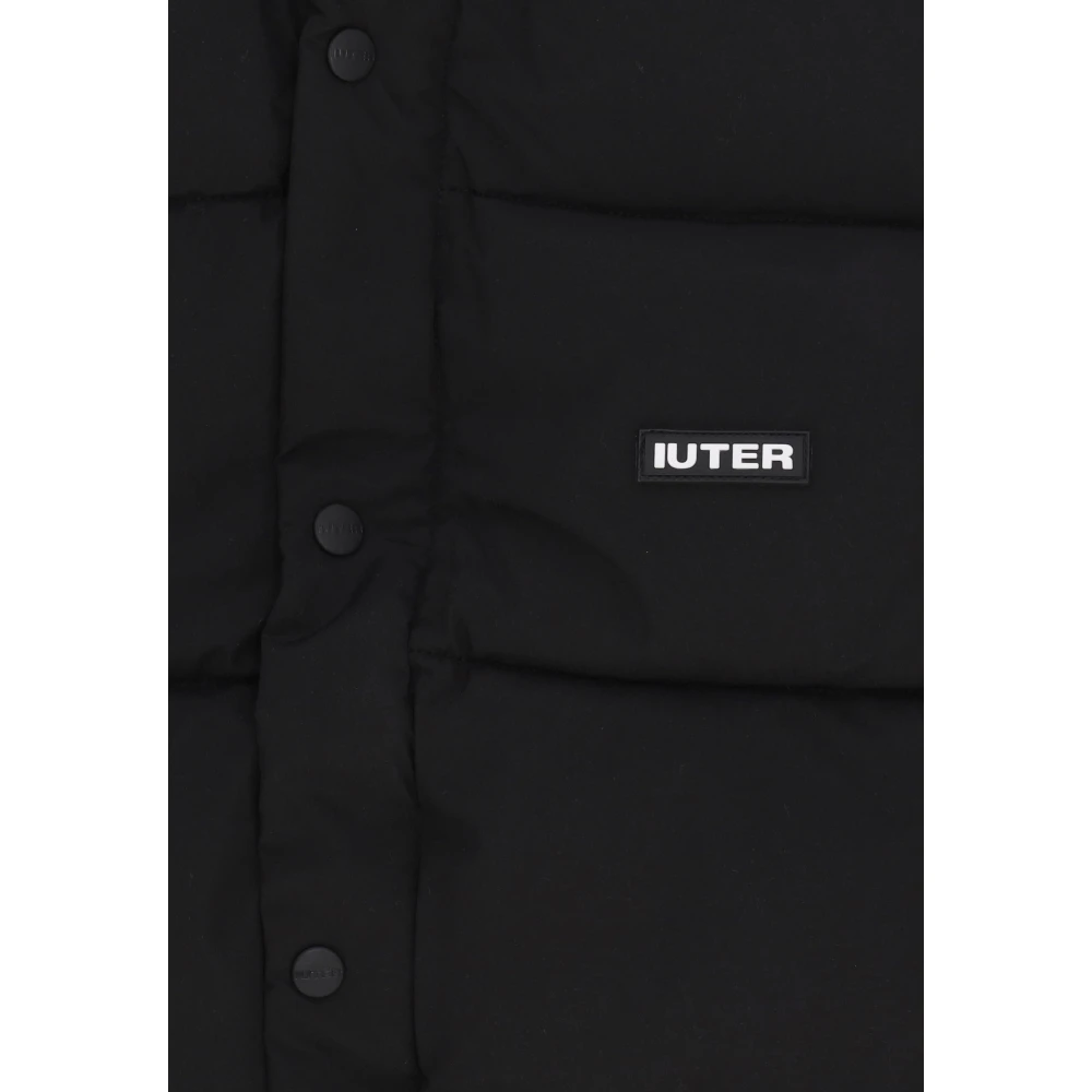 Iuter Puff Vest met Ecodown Vulling Black Heren
