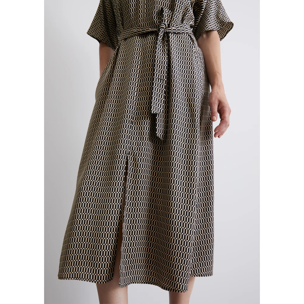 Marc O'Polo Midi jurk gevormd Brown Dames