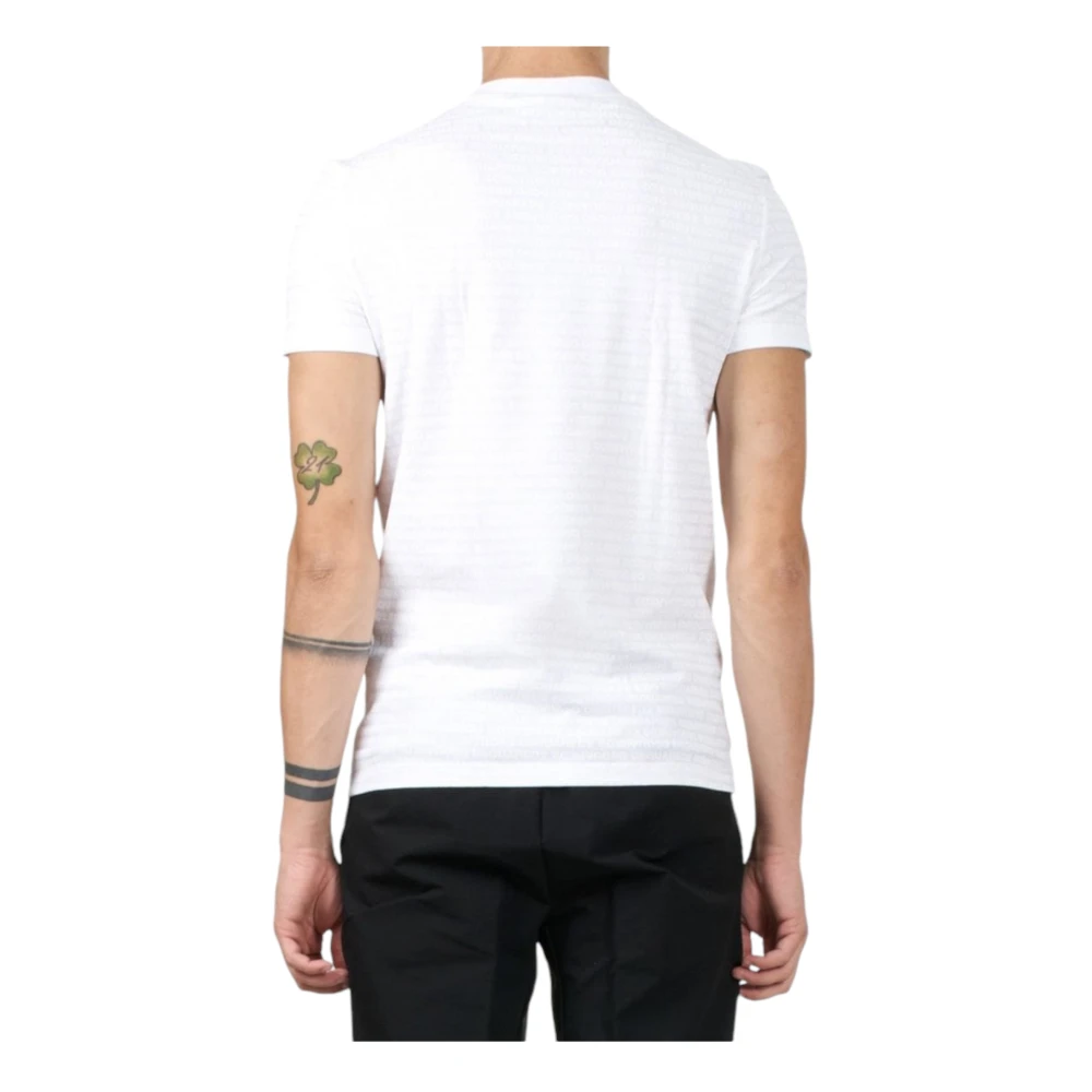 Dsquared2 Katoenen T-Shirt Korte Mouw White Heren