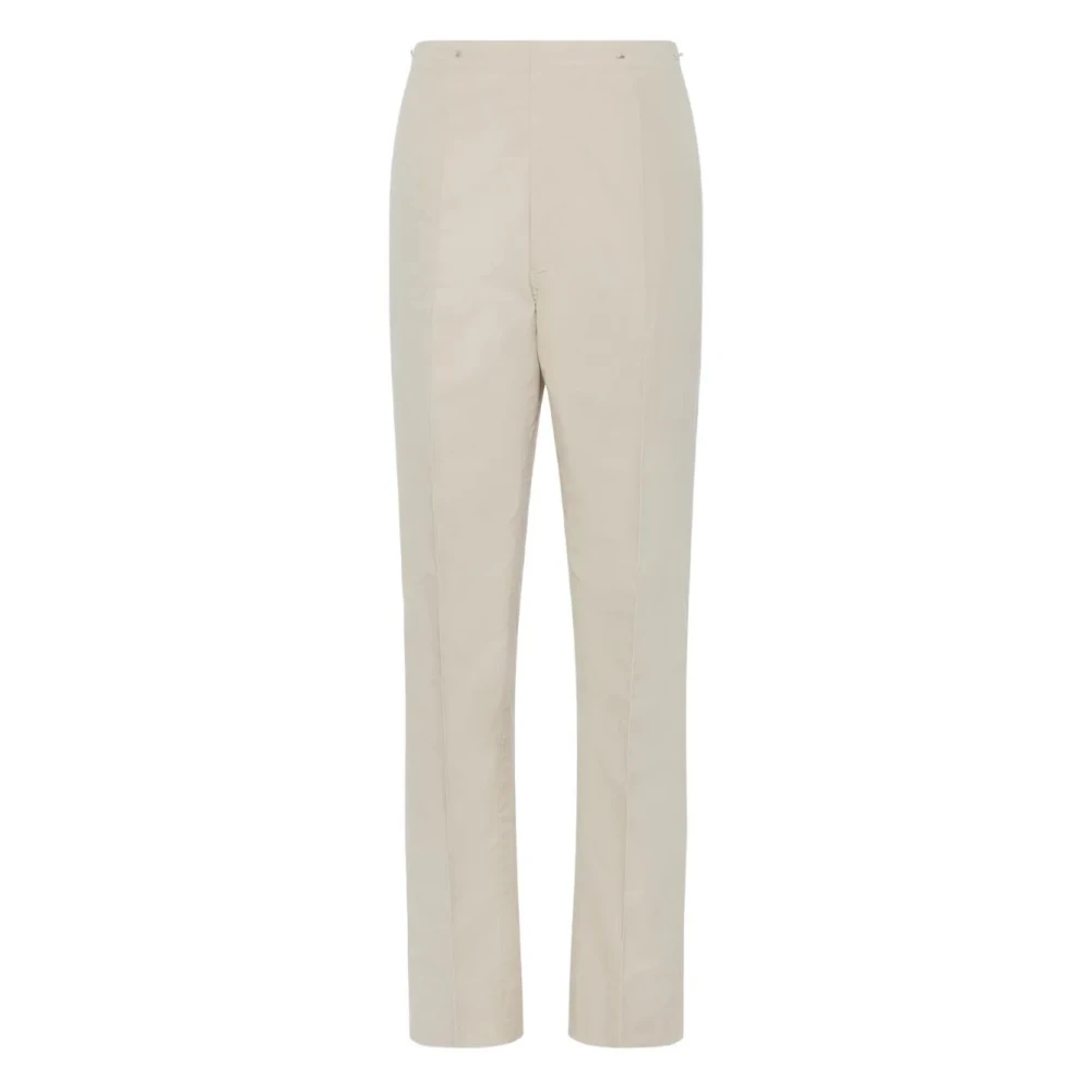 Maison Margiela Mannelijk Beige Broeken Heren, M, Pants Natural 106