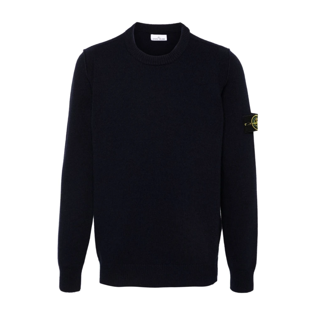 Stone Island Blauwe Sweaters voor Mannen Blue Heren