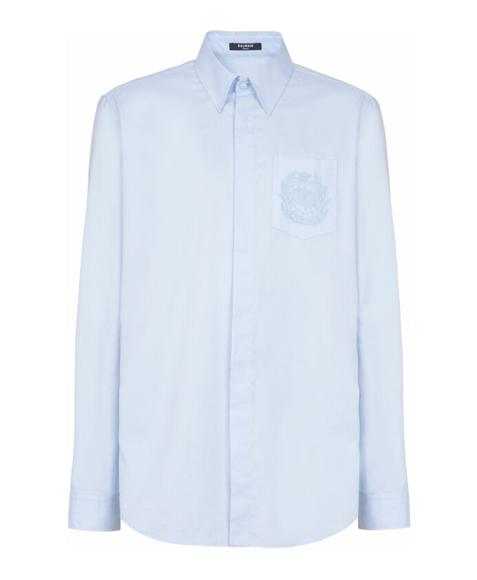 chemise-en-coton-brodee-ecusson