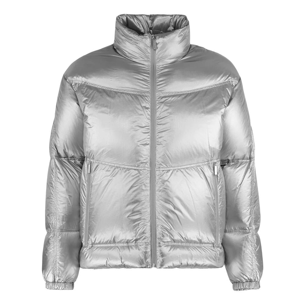 Herno Men's Gray Short Down Jacket Laminar