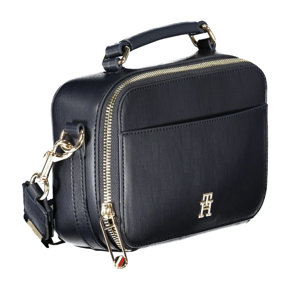 Tommy Hilfiger Blauwe Dames Tas met Verstelbare Band Blue Dames