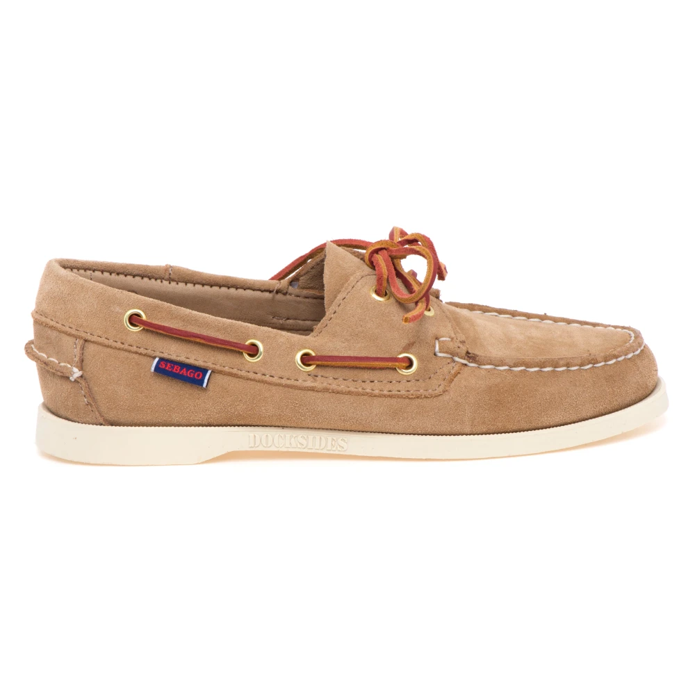 Sebago Beige Boat Shoes, Male, 9 Uk, Portland Artisan Moccasin