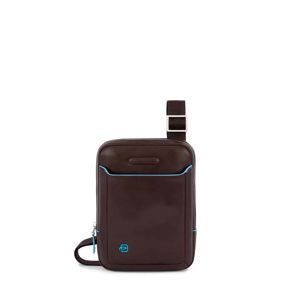 Piquadro Men's Brown Cross Body Messenger, One Size, Crossbody Bag