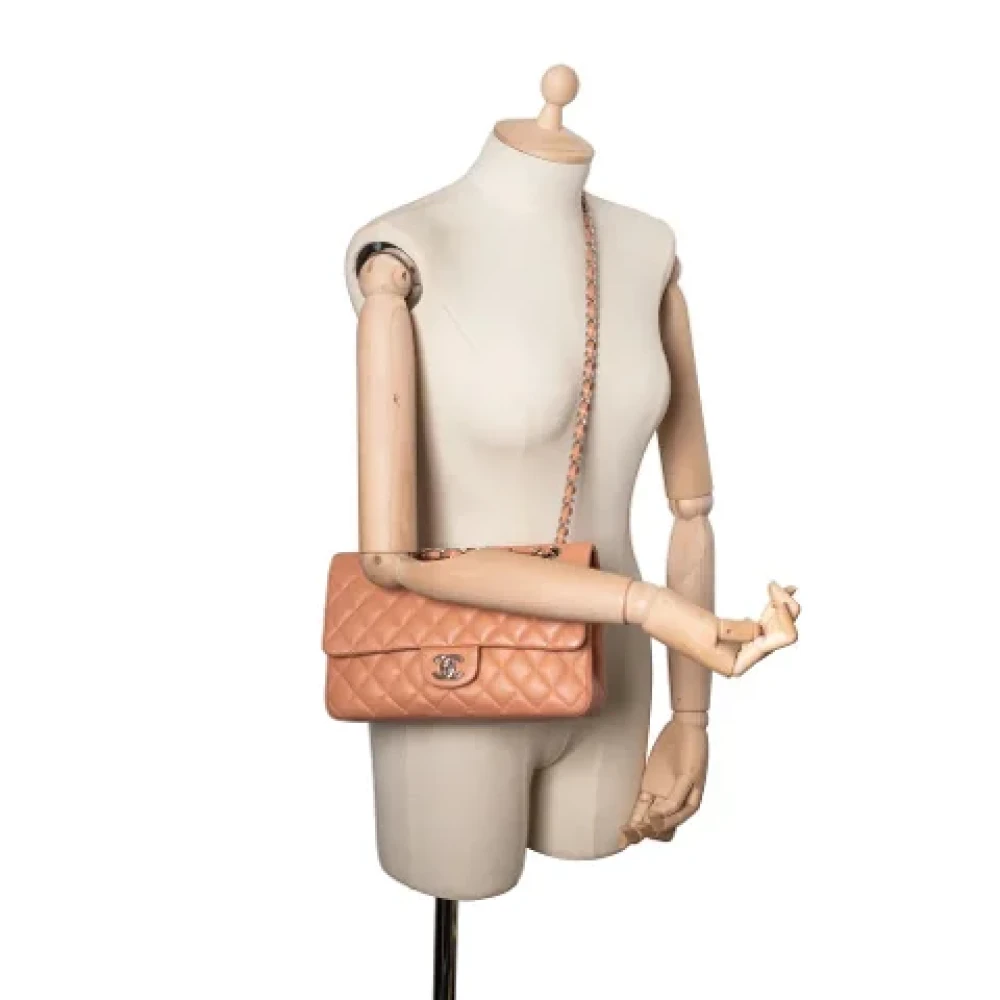 Chanel Vintage Pre-owned Leather chanel-bags Pink Dames