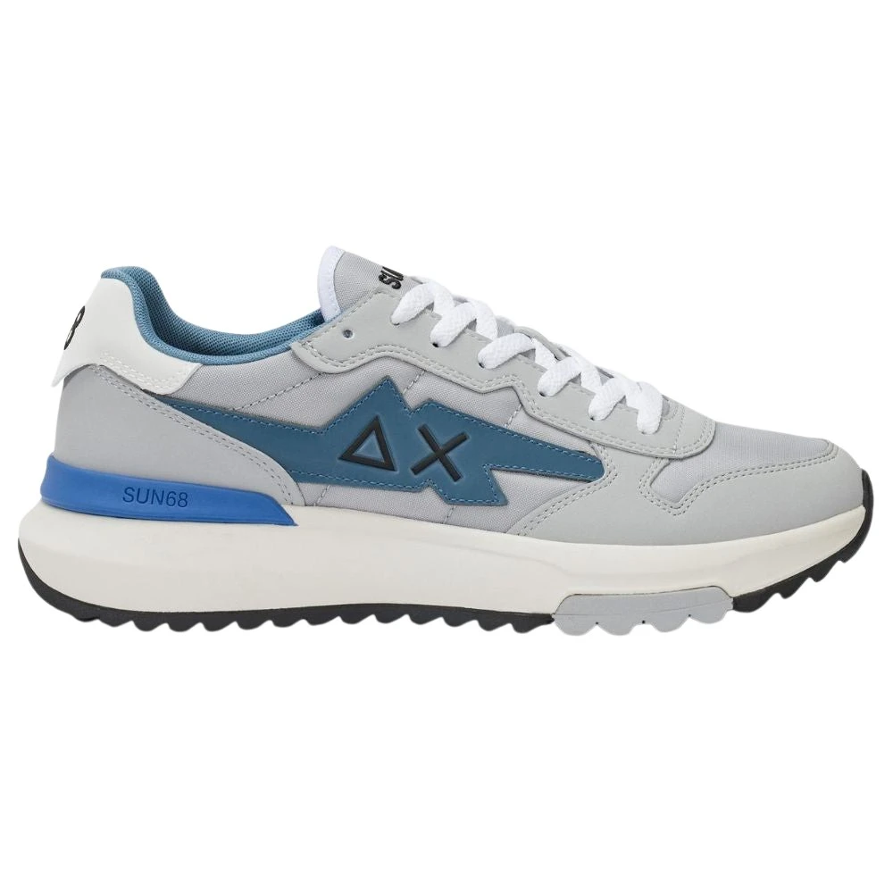 Sun68 Gray Sneakers, Male, 9 Uk, Niki 2.0 Sneaker