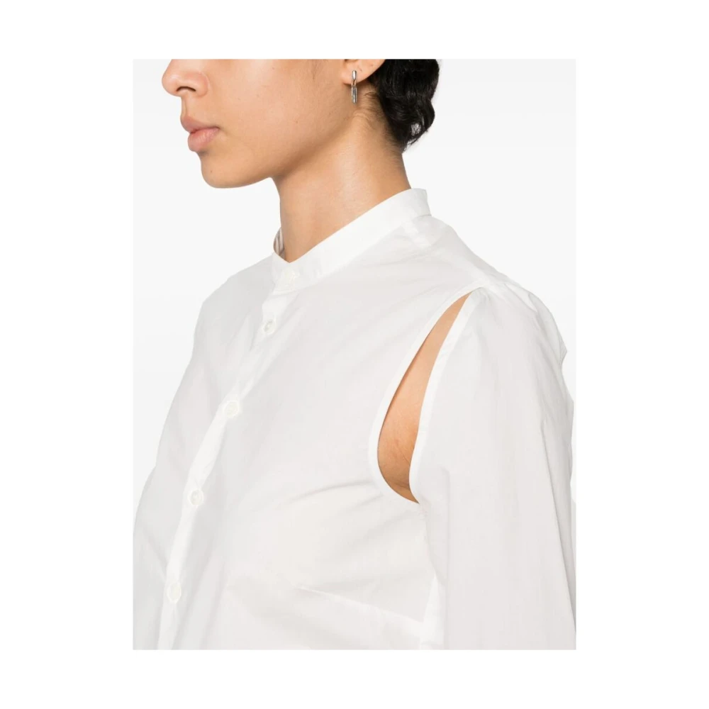 MM6 Maison Margiela Shirts White Dames