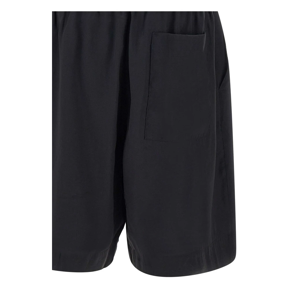 Emporio Armani Modal Shorts Zwart Elastische Taille Black Heren