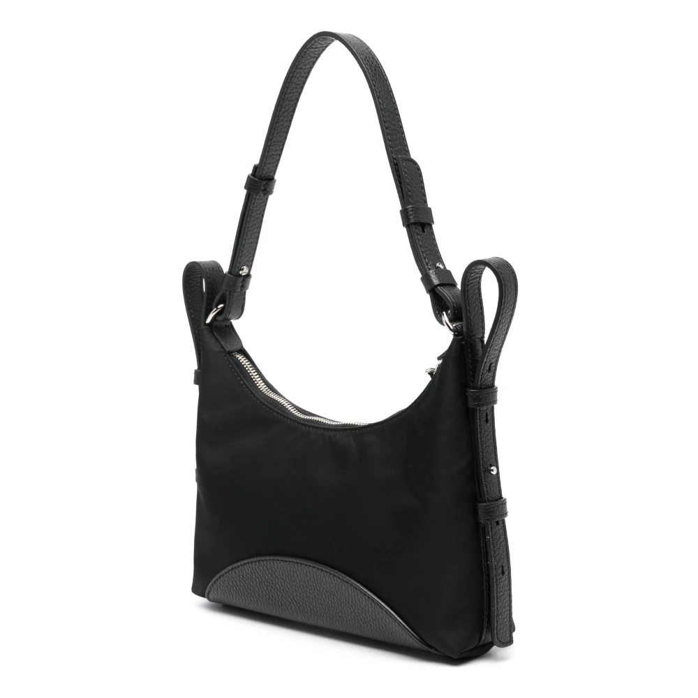 Zanellato Mita Tokyo Nylon Schoudertas Black Dames