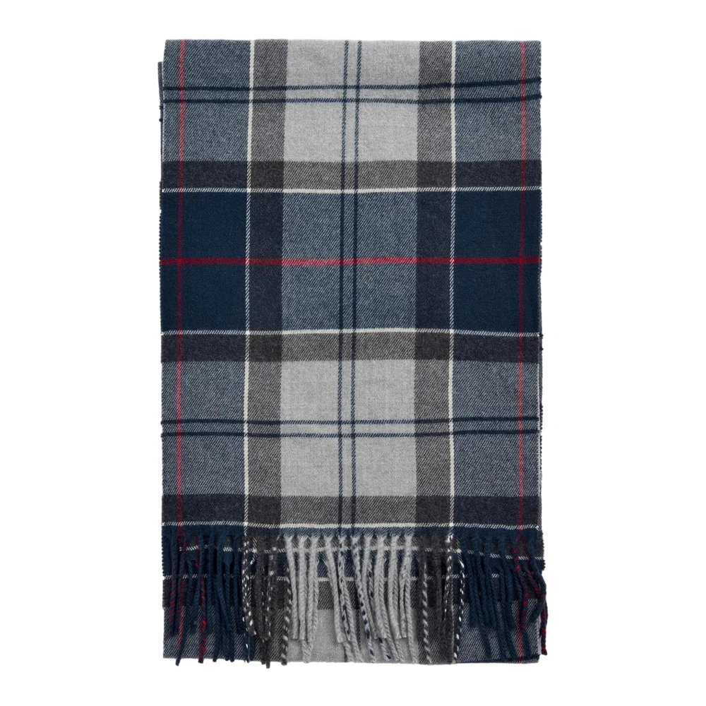Barbour Heritage British Galingale Tartan Sjaal Blauw Blue Heren