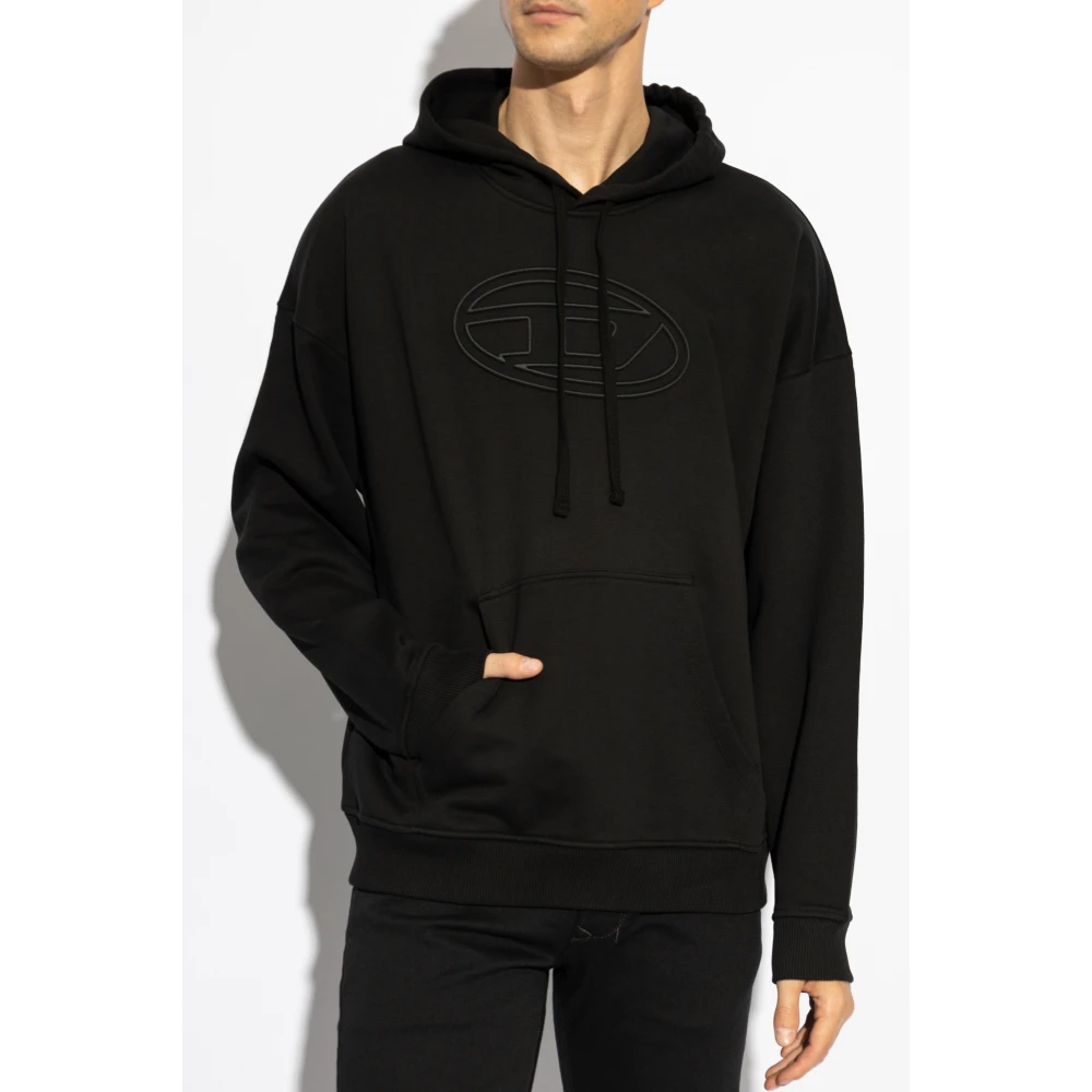Diesel Sweatshirt S-Ummer-Bigoval Black Unisex