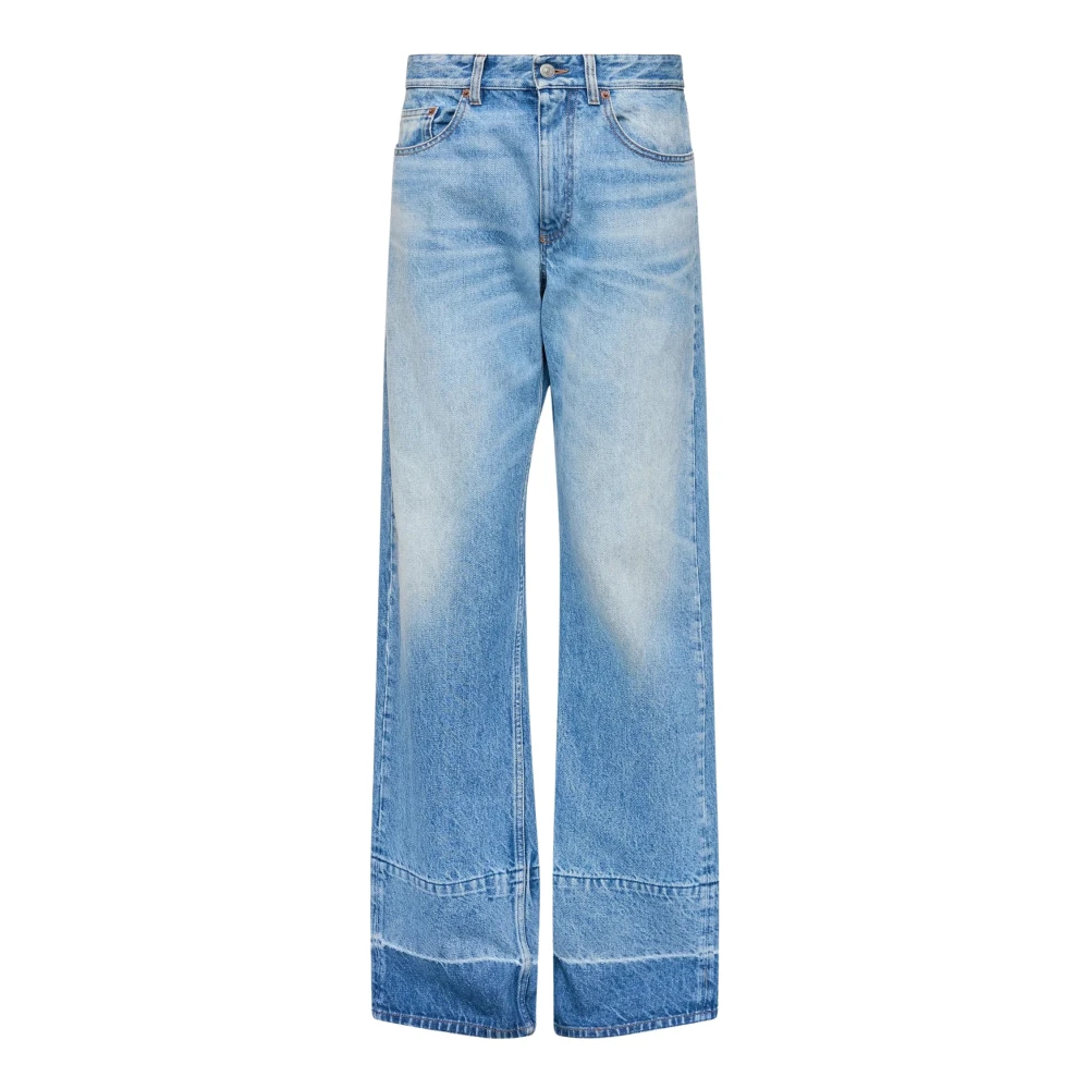 Mm6 Maison Margiela Trousers 5 Pockets - Female - Straight Fit Jeans - Blue - W27 - Jeans