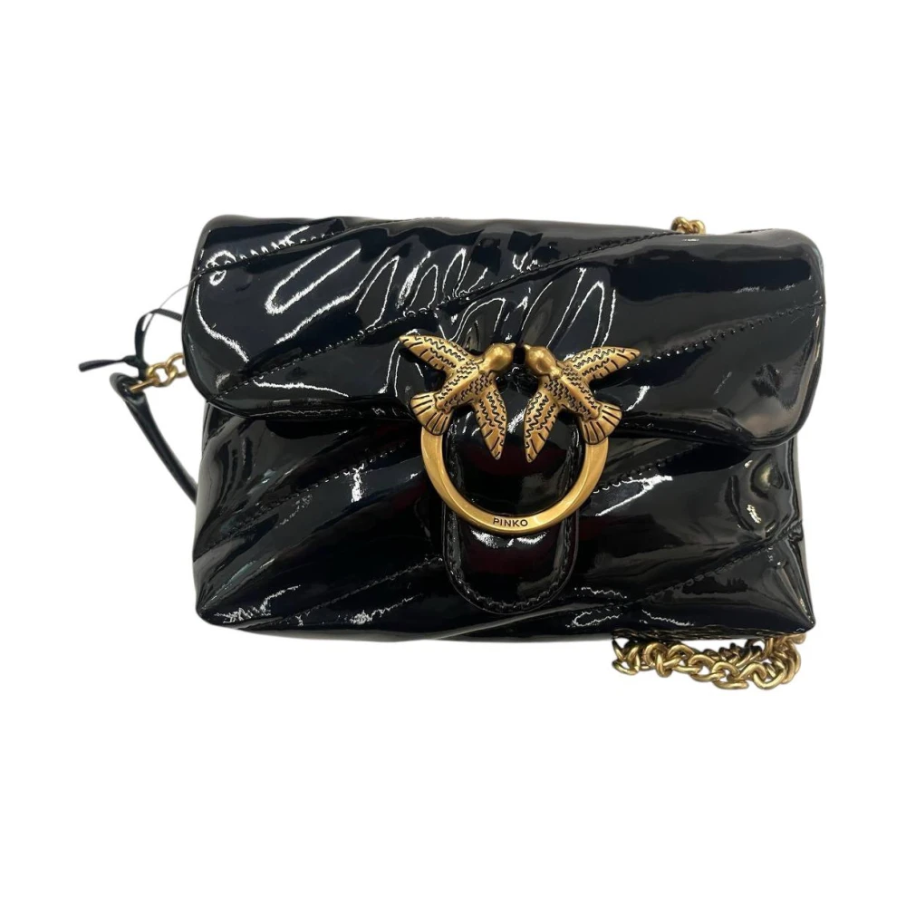 pinko Schaap Nappa Baby Puff Liefde Black Dames